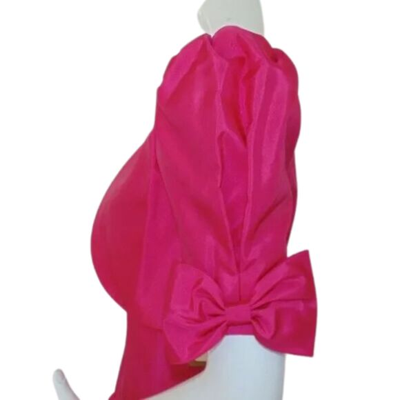 new Vintage Prom/Bridesmaid Dress/Bolero Jacket Set, XS, Pink, Strappy - Picture 7 of 15